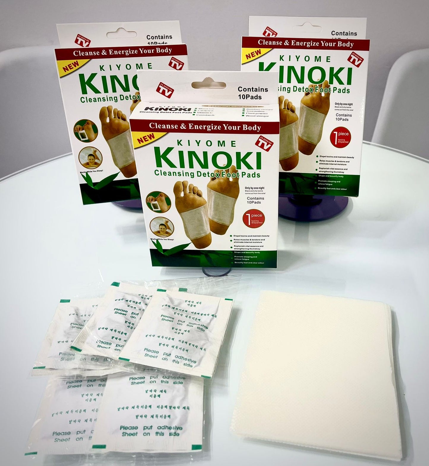 👣 CAJA DE PARCHES DETOX KINOKI PARA PIES 🍃